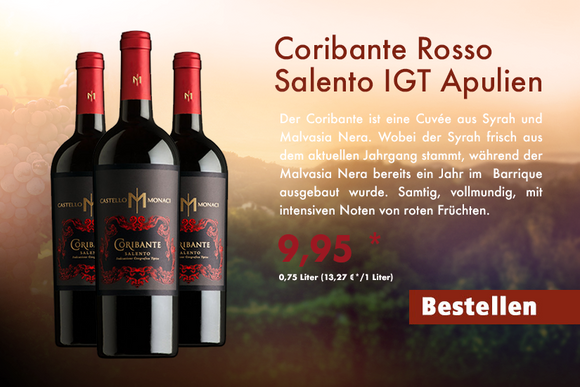 Coribante Rosso Salento IGT Apulien