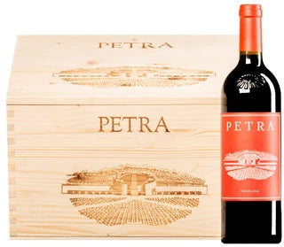Wieder verfügbar!!! Supertuscan “Petra” Rosso Toscana IGT - Az. Agr. Petra, in attraktiver 6er Holzkiste!!!